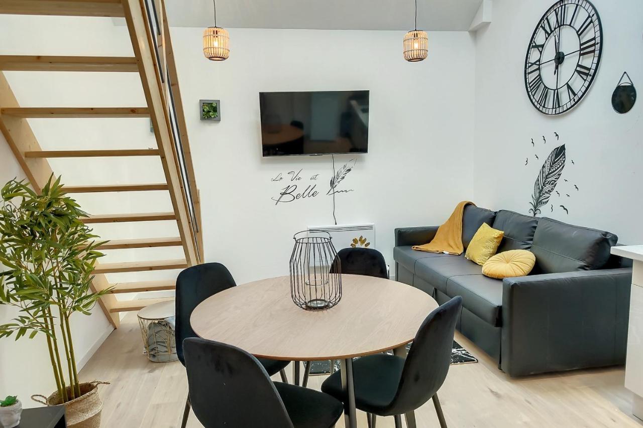 Sublime Appart Renove Duplex Centre Ville 4Pers Wifi Сен-Кантен Экстерьер фото